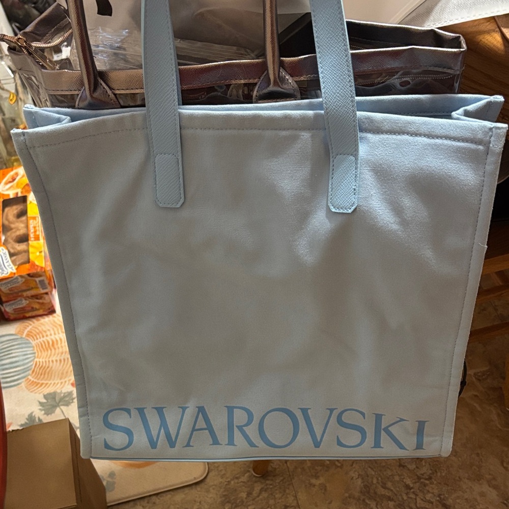 Swarovski Sky Blue Tote Bag